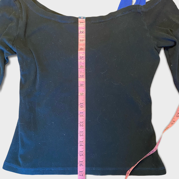 Vintage Womens Jeff Gordon Off Shoulder Top with rhinestones - Picture 5 of 7